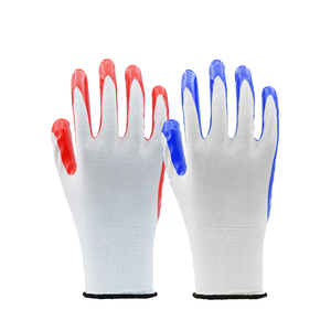GANVEMAN gréeur personnalisé antidérapant industriel construction jardinage tricoté sécurité travail jardin latex nitrile enduit gants - Product Image 1