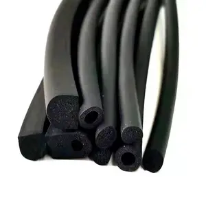 D Shape Rubber Seal Strip Hollow half round rubber extrusion Gasket