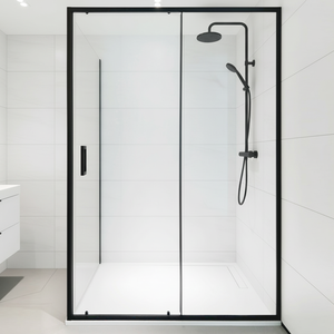 Cabina <span class=keywords><strong>de</strong></span> Ducha Cuadrada <span class=keywords><strong>de</strong></span> Aluminio FUSA <span class=keywords><strong>con</strong></span> Marco, Vidrio Templado <span class=keywords><strong>de</strong></span> 6 mm, Estilo Europeo, <span class=keywords><strong>Puerta</strong></span> <span class=keywords><strong>Corredera</strong></span> <span class=keywords><strong>de</strong></span> Cierre Suave, para <span class=keywords><strong>Baño</strong></span> <span class=keywords><strong>de</strong></span> Hotel - Product Image 1