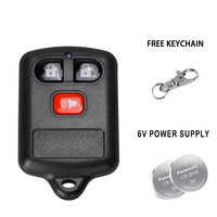 Télécommande universelle 2+1 boutons 433 MHz sans fil Ampère pour porte de garage et verrouillage de parking