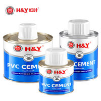 Colle de ciment de tuyau de PVC clair à haute transparence Ciment solvant de PVC pour l'ingénierie industrielle de tuyau d'eau de canalisation
