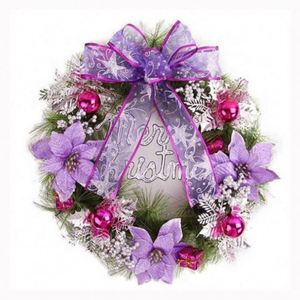 Guirlandes et couronnes de Noël en fleurs artificielles très vendues - Product Image 5
