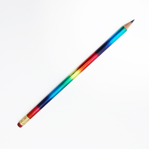 Logo personalizzato Basswood arcobaleno matite <span class=keywords><strong>disegno</strong></span> personalizzato di marca con HB 2B 2H durezza promozionale esagonale e rotondo - Product Image 3