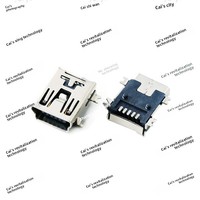 Prise de charge USB MINI 5P V3 ZX-005 220V à 90 et 180 degrés, prise mère, vente directe usine