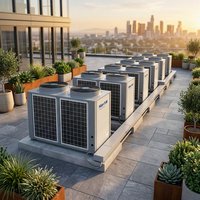 170KW Gewerbliche Luft-Wasser-Wärmepumpe mit EVI-Technologie, Stabile Leistung für Zentralheizung und -kühlung in Bürogebäuden