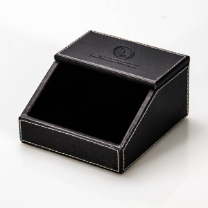 Chất lượng cao màu đen PU Da + MDF da lưu trữ chủ bút Khay tập tin chủ thẻ 8 cái/bộ văn phòng phẩm văn phòng bàn đặt - Product Image 6