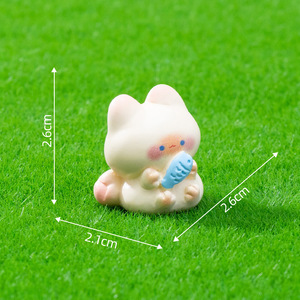 Nouvelle Arrivée - Figurines de chat en résine miniatures pour décoration DIY de maison de poupée, jardin féerique, micro-paysage, tableau de bord de voiture et bureau - Product Image 6