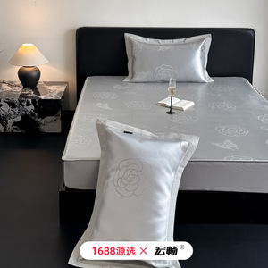 Hongchang Ice <b>Silk</b> Cooling Mat 1.5m 1.8m Bed Summer Antibacterial Washable Mattress Pad - Product Image 4