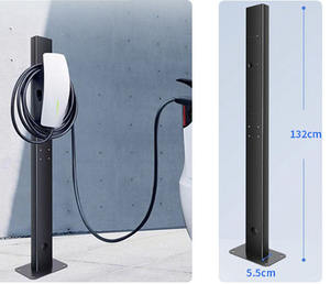 Estación de carga personalizada Soporte de suelo Columna de aleación de aluminio Estación de carga Ev Soporte de Pilar Carcasa de pila de carga - Product Image 4