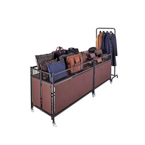 الفاخرة للطي تفريغ الجدول المارون رمادي متجر إطار الملابس مخزن مجلس الوزراء رف شاشة التجزئة مخزن الأثاث - Product Image 2