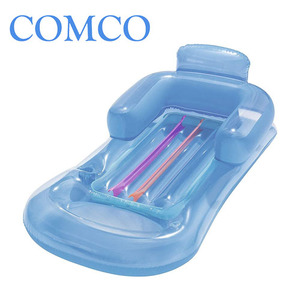 Summer Beach <strong>Float</strong> <strong>Inflatable</strong> Swimming Pool <strong>Float</strong> Adult Lounger Air Mattress Bed With Cup Holders for Water Sport Pool Air Bed - Product Image 4