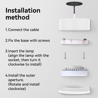Foco LED de Alta Calidad, Downlight de Superficie, Downlight para Hotel, Luz Plana, Luz de Techo Comercial, Downlight LED