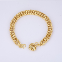 Bracelet à breloques JXX en laiton plaqué or 24 carats, motif cœur texturé, tendance, unisexe, cadeau idéal pour mariage africain, serti griffe