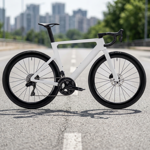 Bicicleta de Carretera de Fibra de Carbono 700c, 11 Velocidades, Frenos de Disco, Horquilla Ligera, Bicicleta de Carreras - Product Image 2