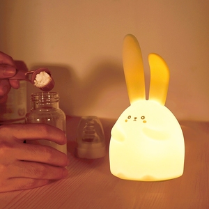 Phòng ngủ Silicone trẻ em ánh sáng đèn nhiều màu LED dễ thương Vườn Ươm ngủ động vật mềm bán Dimmable Mini Đèn trẻ em phòng Ánh sáng ban đêm - Product Image 6