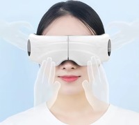 Masseur oculaire intelligent avec 8 points de pression, musique apaisante, thérapie thermique, masque de relaxation oculaire, design personnalisé, appareil de soin des yeux