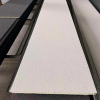 Panneau mural décoratif en métal, revêtement isolant en polyuréthane PU pour la construction extérieure