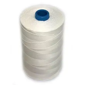 Fibra de costura de poliéster, linha para costura de 1 tonelada, poliéster fibc, para sacos overlock, costura, fio