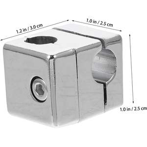 Soporte de Laboratorio con Abrazadera Cruzada, Acero Inoxidable Electrochapado, Resistente a la Corrosión, Garantía de 3 Años, Estable para Equipos de Laboratorio - Product Image 2