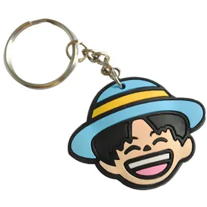 3D not-toxic PVC helmet keychain for fashionable gifts
