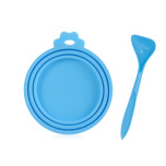 Bleu (couvercle + cuillère)