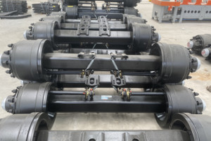 Maître de véhicule Essieu de semi-remorque de type allemand avec chambre de frein et sièges Essieu de remorque de type allemand ou américain à usage intensif - Product Image 3