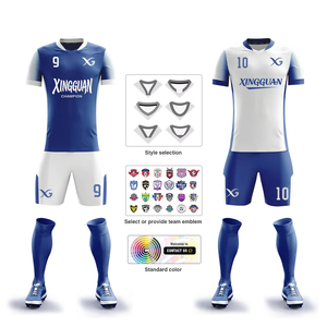 Equipaciones de Fútbol de Alta Calidad, Conjunto Completo, Uniforme Juvenil Personalizado <span class=keywords><strong>2022</strong></span> 2023, Camiseta de Fútbol de Poliéster Reciclado de Secado Rápido - Product Image 3