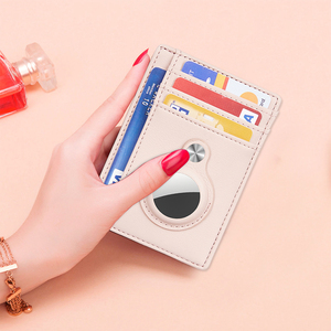 Portacarte <span class=keywords><strong>di</strong></span> <span class=keywords><strong>Credito</strong></span> JIANJI Personalizzato alla Moda con Blocco RFID, Sottile <span class=keywords><strong>e</strong></span> Minimalista, con Tasca Frontale per AirTag - Product Image 6