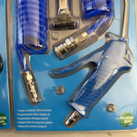 Air Spray Gun Inflating Pneumatic Tools Kits with Tyre Pressure Gauge Air Hose Air Nozzles Dust Blowing Gun
