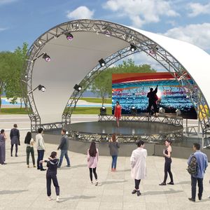 Industrial <span class=keywords><strong>Steel</strong></span> Shade Estrutura para Garagens e Galpões para Hotéis e Villas-Preço de Fábrica - Product Image 6