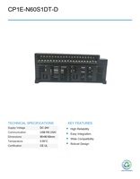 Unité CPU PLC d'occasion OMRON CP1E-N60S1DT-D Série CP1E pour systèmes CNC et automatisation industrielle