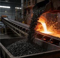 Charbon anthracite calciné électrique en briquettes, teneur en carbone 90-95%
