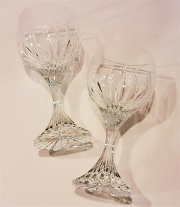Copa de Vino Vintage 300ml Cáliz de Cristal Transparente Cristalería con Tallo Única Vasos de Lujo para Bodas y Fiestas - Product Image 5