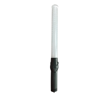 Bâton de signalisation routière portable multi-mode, étanche, en plastique, alimenté par batterie, avec LED, 26 cm, pour zones de construction