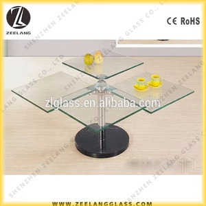 Modern Solid Hot Bending Tempered Bent <strong>Glass</strong> <strong>Table</strong> Top Customizable <strong>Coffee</strong> <strong>Table</strong> for Home Office Decoration - Product Image 5