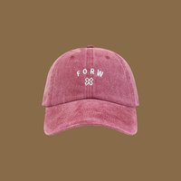 Gorra de Béisbol Personalizada con Bordado, 6 Paneles, Visera Curva, Algodón, Estilo Retro Desgastado, Protección Solar