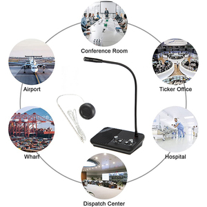 2020 Phổ Biến Nhất Ngân Hàng Cửa Sổ Intercom Hệ Thống Nói Chuyện Thông Qua Glass Intercom Cho Truy Cập Dịch Vụ E350 - Product Image 6