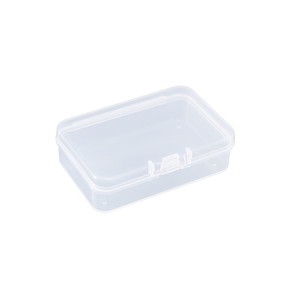 Caja rectangular de plástico transparente, caja de almacenamiento cubierta de 7,5x5x2cm para tapones para los oídos, joyería, piezas de repuesto, aparejos de pesca - Product Image 5