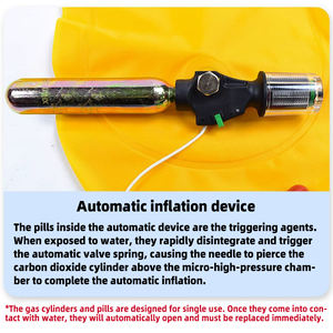 Gilet de sauvetage gonflable personnalisé Vente en gros Gilet de sauvetage gonflable professionnel en eau marine Gilet de sauvetage gonflable - Product Image 3