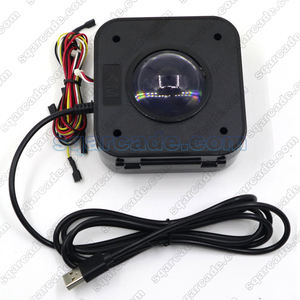 USB illuminato LED Trackball Mouse 4.5cm rotondi gioco Arcade macchina a gettoni giochi a gettoni con viti - Product Image 6