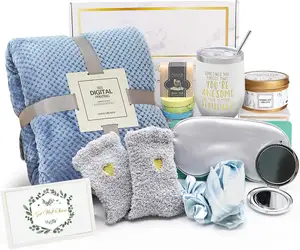 Get Well Soon Gifts for Women Care Package Gift Feel Better Basket Warm After Surgery Recovery Encouragement Gift