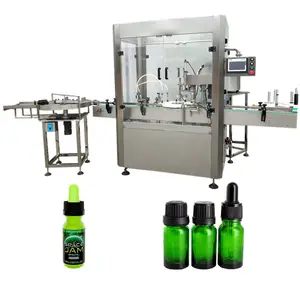 Máquina automática de llenado de botellas con cuentagotas, aceite de barba de tintura, máquina de llenado de 30ml y 1oz