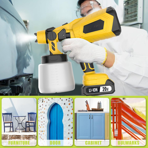 20V Battery <b>Powered</b> Paint <b>Sprayer</b> 800ml 2500PSI Brushed Motor Cordless Gun for DIY CPS-20B-2 Cordless Paint <b>Sprayer</b> CPS-20B-2 - Product Image 3