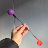 Maillet à balle de friction à double tête en caoutchouc de silicone, instruments de sonothérapie de haute qualité pour la méditation, prix de gros