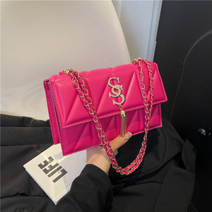 Bolsos de <span class=keywords><strong>Mujer</strong></span> al por Mayor Directo de Fábrica con <span class=keywords><strong>Cadena</strong></span>, Bolsos de <span class=keywords><strong>Mujer</strong></span> Sólidos de Diseño, <span class=keywords><strong>Bolso</strong></span> Tote Cruzado de un Solo Hombro para <span class=keywords><strong>Mujer</strong></span> - Product Image 6