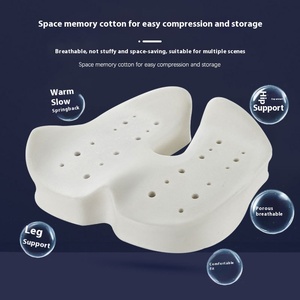 Nouveau coussin de chaise de bureau en mousse à mémoire rebond lent hémorroïdes coussin de siège respirant épaissi carré pour la <span class=keywords><strong>cuisine</strong></span> - Product Image 4