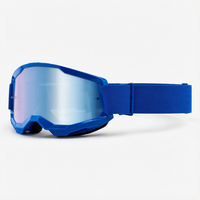 Lunettes de moto MX de haute qualité avec sangle réglable, lentilles interchangeables, anti-vent, UV400, miroir, monture intégrale haute définition