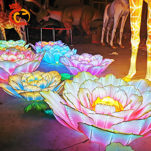Décorations de fête en plein air pour le Festival des lanternes colorées de Zigong, Chine - Noël, Thanksgiving, Fête des pères - Imperméables, taille personnalisée - Product Image 6