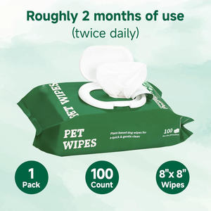 Lingettes humides biodégradables pour animaux de compagnie Softcare non parfumées à un prix attractif OEM - Product Image 4