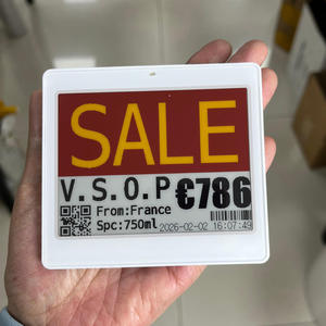 ป้ายราคาอิเล็กทรอนิกส์สำหรับซูเปอร์มาร์เก็ต พร้อมโปรแกรมขายส่งแบบครบวงจร ป้ายชั้นวางสินค้าอิเล็กทรอนิกส์ไร้สายอัจฉริยะ ระบบ ESL ป้าย E-Ink - Product Image 1